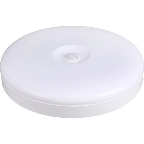dirigéPlafonnier avec détecteur de présence, rond ultra-mince, diamètrevingt-deuxcentimètre (1/5)