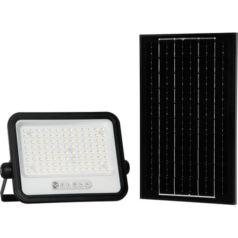 V-TAC Faro Solare LED 20W Sensore Crepuscolare Telecomando CCT 2000K-8000K IP65 - 24084