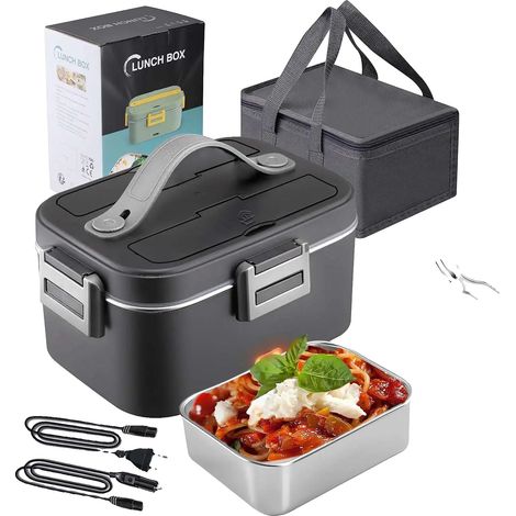 Boîte à Lunch Électrique, Chauffage Rapide, Design Étanche, 75W 1.8L (1/2)
