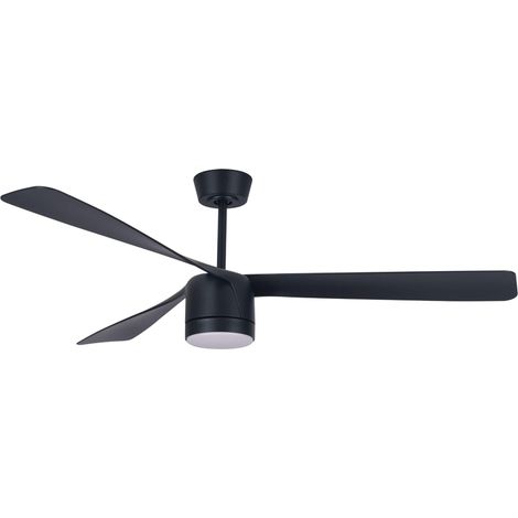 DC Ceiling Fan Peregrine Black with LED and Remote