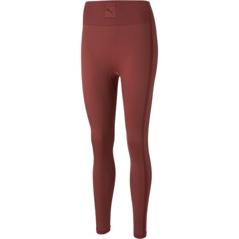 Puma x VOGUE Nahtlose Damenleggings, bordeauxrot, 53669422, Größe XS