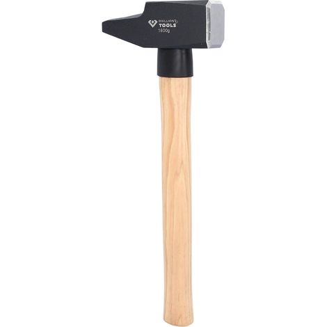 BRILLIANT TOOLS Martillo de cerrajero con mango de nogal americano 1600 g forma francesa - BT077150 (1/4)