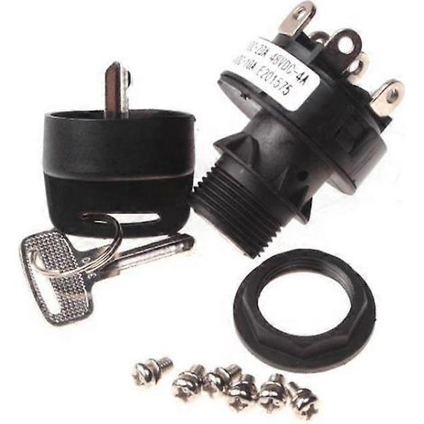 Interrupteur d'allumage 96008 GE-96008-S, pièces détachées pour ascenseurs Genie, interrupteur à clé compatible avec les modèles GS1530, GS1930, GS1932, GS2046 et GS2646 (1/5)
