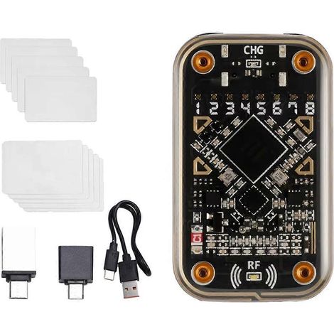 RFID-Chip-Lesegerät + 5 NFC-kompatible CUID/UID-Karten (Lesen/Schreiben) (1/5)