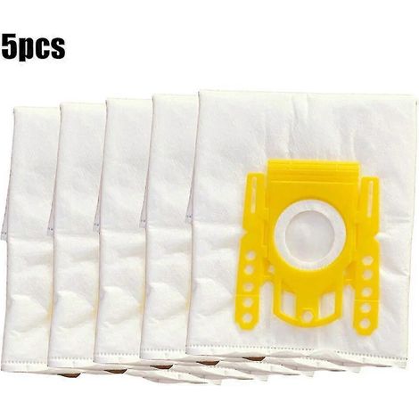 Lot de 5 sacs à poussière pour aspirateur Kärcher (filtres en polaire) compatibles avec les modèles VC 2, VC6100, VC6 200 et VC6300 (référence 6904-3290). Pièces détachées pour aspirateur. (1/5)