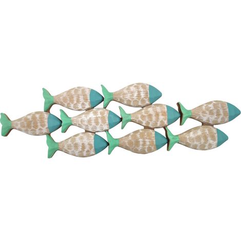 Ornamento da parete a forma di pesce per la decorazione domestica moderna, elemento decorativo per giardino e soggiorno