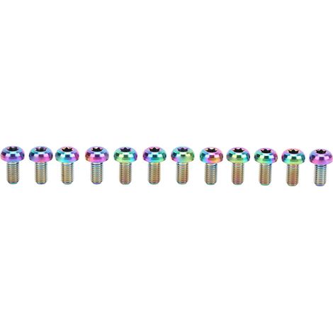 12 vis en alliage de titane pour disque de frein vélo M5x10mm, lot de 12 pièces avec empreinte T25 (1/5)
