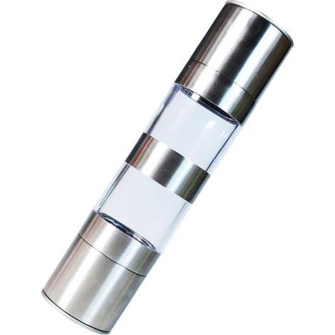 Cabilock Moulin à Poivre Manuel Double Tête Sel Acier Inoxydable (1/5)
