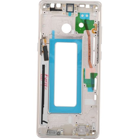 Cadre métallique et coque arrière de remplacement pour Samsung Galaxy Note 8 N950F (Doré) (1/5)