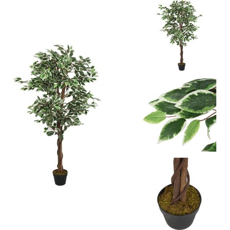 Ficus artificiel 756 feuilles 150 cm vert - Ficus Artificiel - Plante Artificielle - Décoration Intérieure - Plante Verte - Décoration Maison