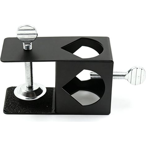 Deck Torch Clamp 4.5cm Maximum Clamping, Metal Bracket (Black) (1/5)