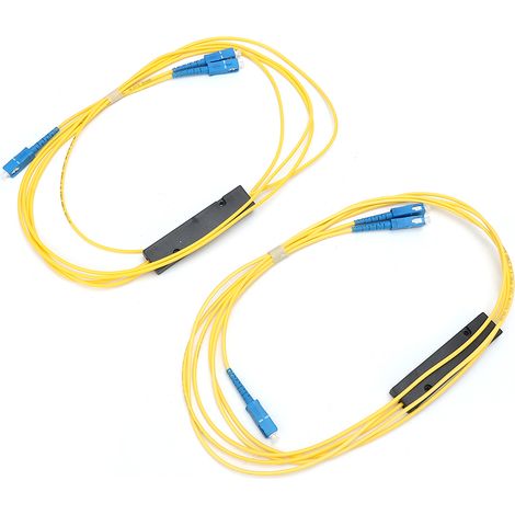 Diviseur Fibre Optique 1x2 - Faible Perte d'Insertion et Haute Uniformité de Canal (Lot de 2) (1/5)