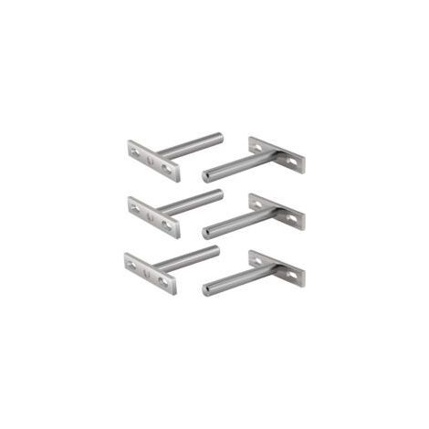 Metallene Wandregalhalterungen, 3-Zoll-Verdeckbefestigungen, Wandregalhalterung, verdeckte Wandhalterung, 6 Stück. (1/5)