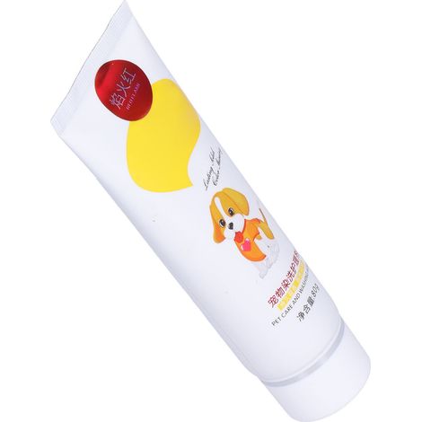 Crème colorante temporaire non toxique pour poils d'animaux, à faire soi-même, pour chiens et toilettage, 80 g (rouge) (1/5)