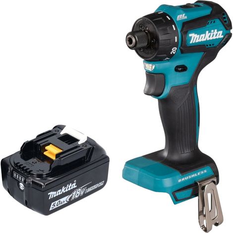 Trapano avvitatore a batteria Makita DDF 083 T1 18 V 40 Nm 1/4'' brushless + 1x batteria ricaricabile 5,0 Ah - senza caricabatterie