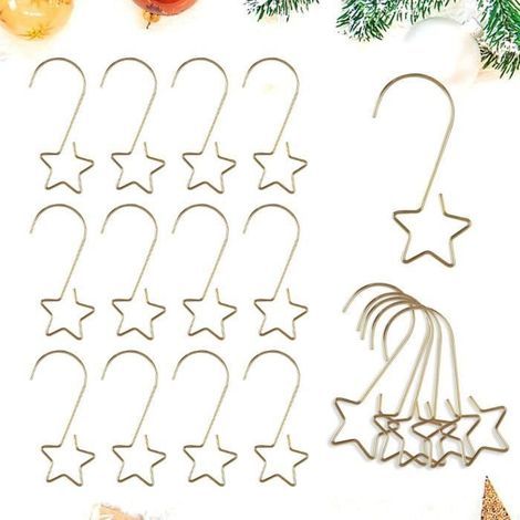 Christmas Hooks - 100 Pieces - Metal - Reusable - Tree Decorations (1/4)