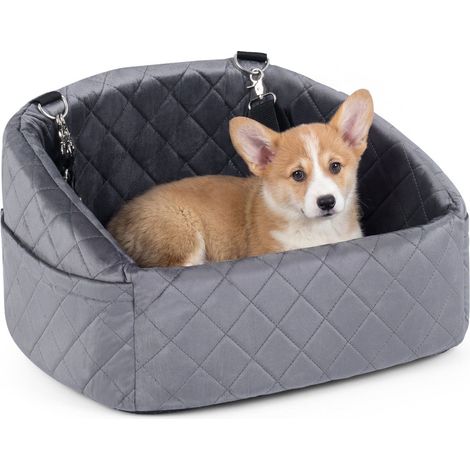 Dog Car Seat for Small to Medium Pets, Grey