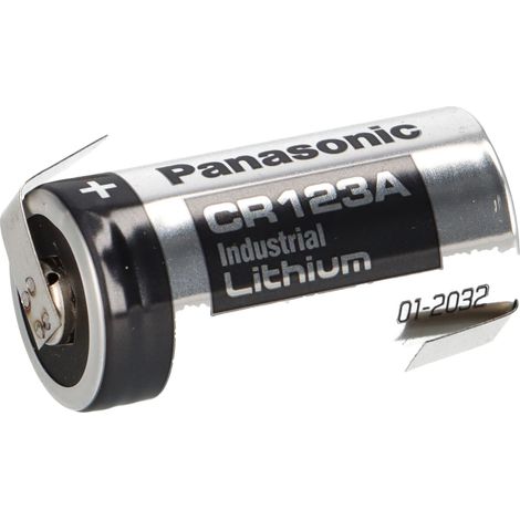 Panasonic Fotobatterie CR123A Lithium 3V 1400mAh Z-Lötfahne (1/5)