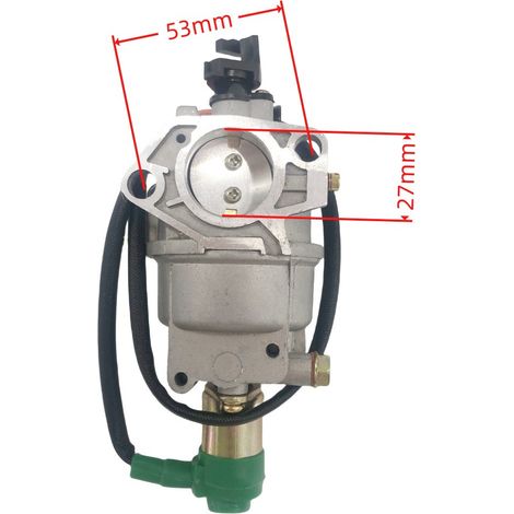 Carburateur avec électrovanne compatible avec les moteurs GX390 13HP 16100-Z5R-743 et GX340 505-020