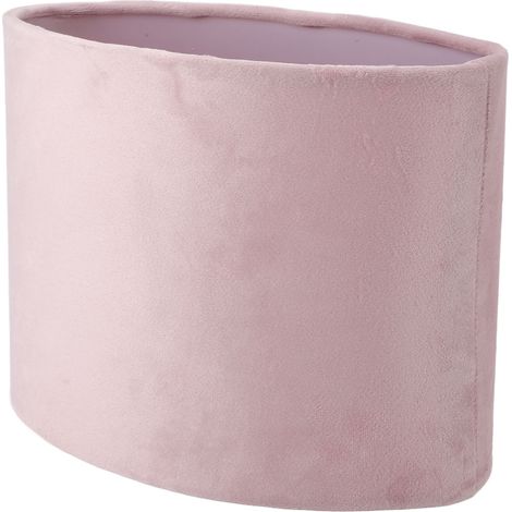 Abat-jour ovale en tissu violet moderne compatible E27 E14 pour lampe de table et lampadaire (1/5)