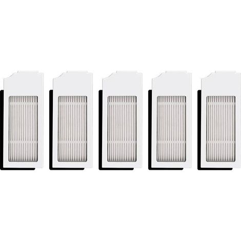 (5 Pièces) N20 Plus Filtres HEPA Blancs Compatibles Avec ECOVACS DEEBOT N20 Plus/ N20 Pro Plus/ X1 Omni/X1 Omni/T10 Plus/T10 Turbo (1/5)