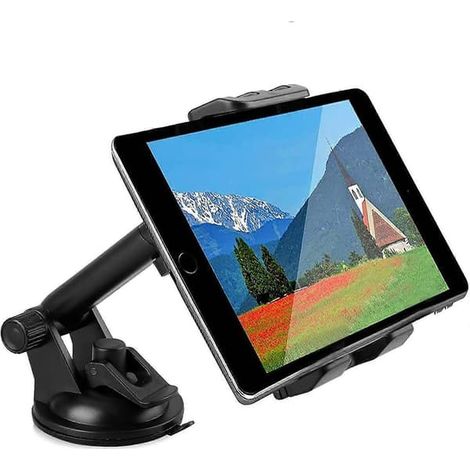 Ecleanfy - Support de tableau de bord polyvalent pour tablettes, compatibilité universelle avec les appareils intelligents, ventouse puissante avec gel épais pour une fixation sécurisée. - Parfait (1/5)
