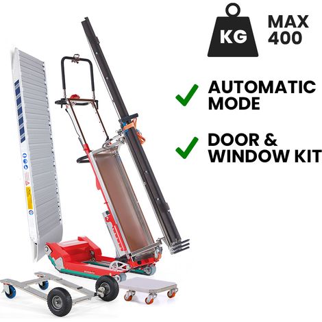 Carretilla sube escaleras eléctrica Skipper con kit de carpintero batería AGM estándar 400 kg (1/5)