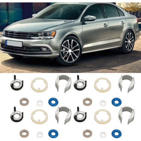 Vier Einspritzdüsendichtungssätze für VW Jetta Passat CC 2.0T und 1.8T (Modell 06J998907A) (1/5)