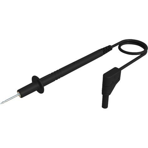 Hirschmann Test & Measurement PL 2700 S W sw Cordon de mesure pointe de test mâle 4 mm 1.00 m noir 1 pc(s) (1/2)