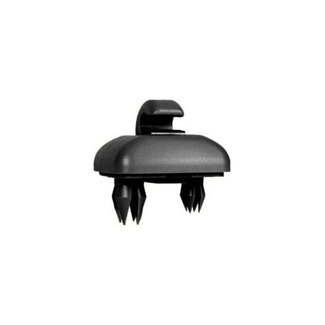 Support de crochet de pare-soleil de voiture de remplacement pour Audi A1 A3 A4 A5 Q3 Q5 (8E0 857 562) A7 B6 B7 B8 S4 S5, noir - Crezuo (1/3)