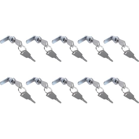 verrous de tiroir d ordinateur 16 mm 20 clés pour bornes d