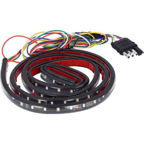 Ruban LED 60in Blanc Rouge 5 Modes Étanche IP67 Connecteur 4 Broches pour Camion Pickup (1/5)