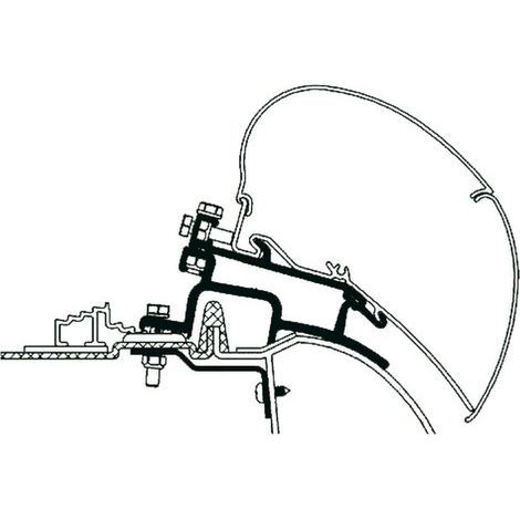 Adaptateur Master Movano 1998/2000 pour Stores Omnistor 6300/9200 (1/2)