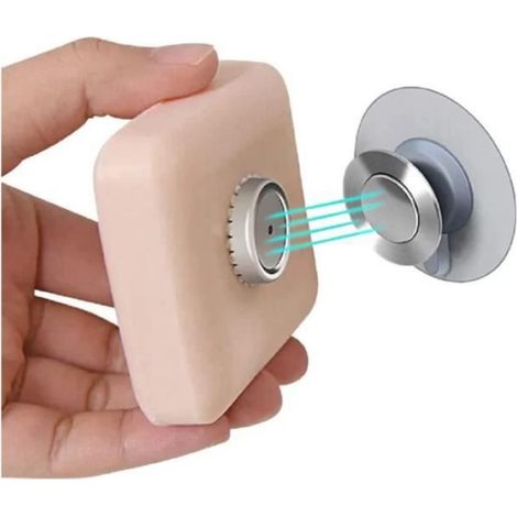 Porte-Savon - Acier Inoxydable - Ventouse - Écologique - 4,5 x 2 cm - 1 Pièce (1/4)