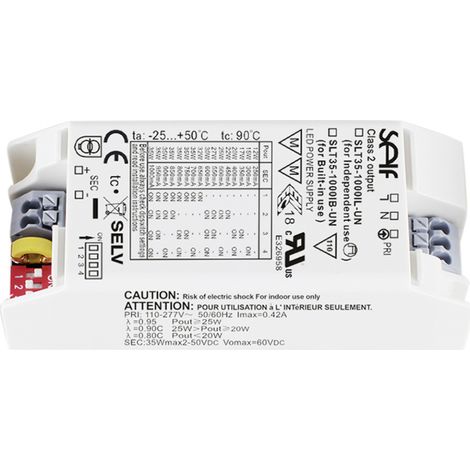 Self Electronics SLT35-1000IB-UN LED-Treiber Konstantstrom 35 W 250 - 1000 mA 2 - 50 V/DC nicht dim