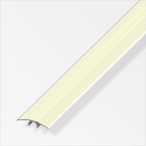 alfer Übergangs-Profil 1 m, 33 mm Aluminium eloxiert champagner champagner Übergangsprofil (1/2)