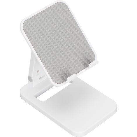 Support pliable pour téléphone portable, support portable à angle et hauteur réglables pour téléphone et tablette, idéal pour le bureau.