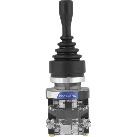 Interruptor basculante de joystick de 2 posiciones, momentáneo, HKA1-41Z02, ampliamente utilizado para automatización y seguridad, interruptor basculante de joystick de retorno momentáneo. (1/4)