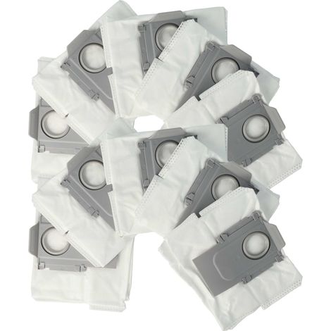 vhbw 10x Sacs aspirateur compatible avec Roborock S7 Pro Ultra, S7 maxV Ultra aspirateur robot - Sac pour station de vidage