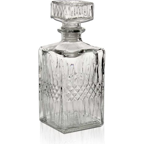 BOTTIGLIA IN VETRO BASE QUADRATA DA 9,3X23,5CM CAPIENZA 900 ML