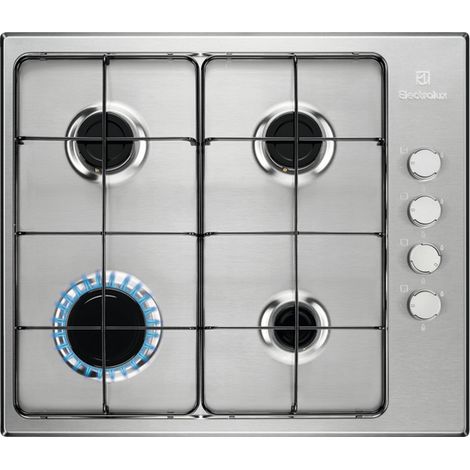Electrolux KGS6404SX piano cottura Inox Da incasso 55 cm Gas 4 Fornelli (1/5)