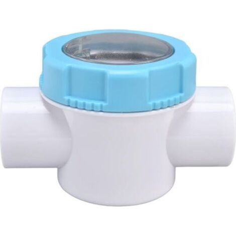 Clapet anti-retour de piscine, multi-usages G1-1/2 Clapet anti-retour de sécurité en PVC pour piscine 50 mm Clapet anti-retour avec lentille de perspective Accessoires de filtre de piscine pour spa