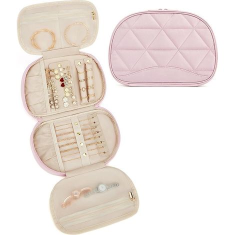 Étui de voyage pour bijoux( bagues, colliers boucles d'oreilles) pochette rangement portable (1/5)