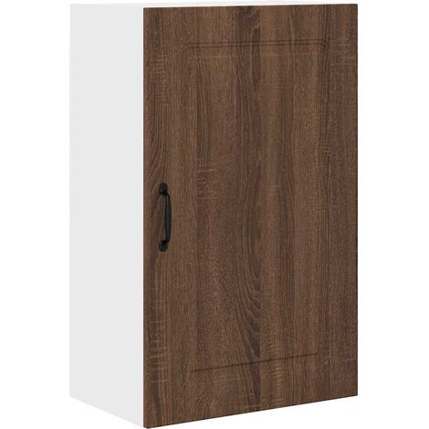 Meuble mural de cuisine,Armoire de cuisine avec étagère Chêne brun 50 x 31 x 80 cm CFW74465 (1/5)