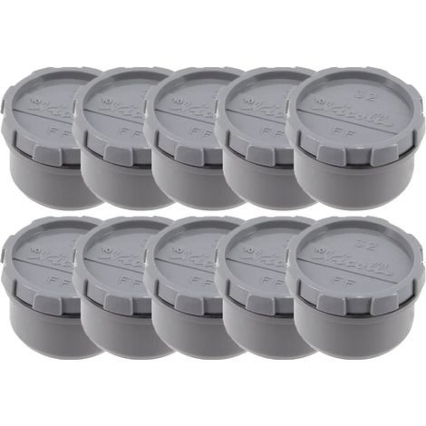 10 tampon de visite PVC mâle femelle Ø32 - Nicoll (1/5)