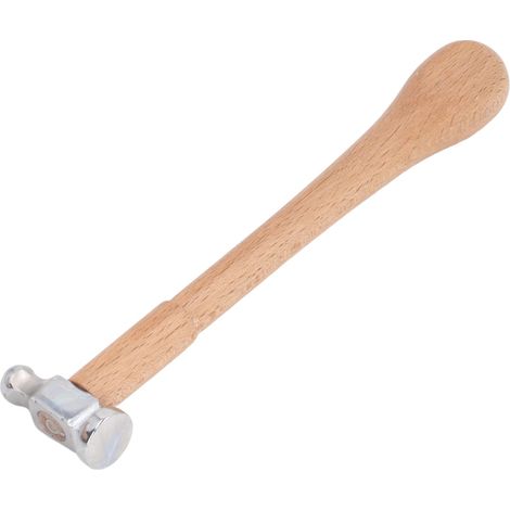 Marteau à Panne Ronde, Marteau à Bijoux en Acier à Haute Teneur en Carbone, Manche en Bois, Marteau de Rabotage, Marteau de Poursuite Double Face (1/5)
