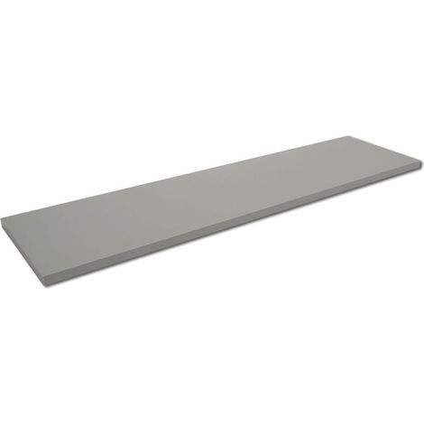 Regalboden grau 120 x 25 x 1,6 cm Melaminbeschichtet Regalböden