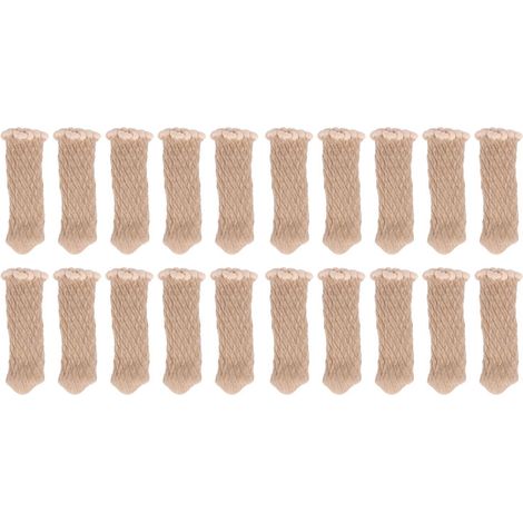 20 housses de pieds de chaise en acrylique extensible, 10.5cm, réduction du bruit et protection, lot de 20 pièces (1/5)