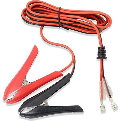 Battery Clip Extension Cable Car Battery Clip with Quick Splicing Crimp Lock Terminal (1/4)