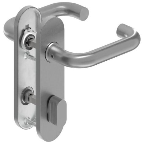 Poignée porte WC-Grt. ER Forme en U. Raccord court. Forme en U. Court. (1/5)
